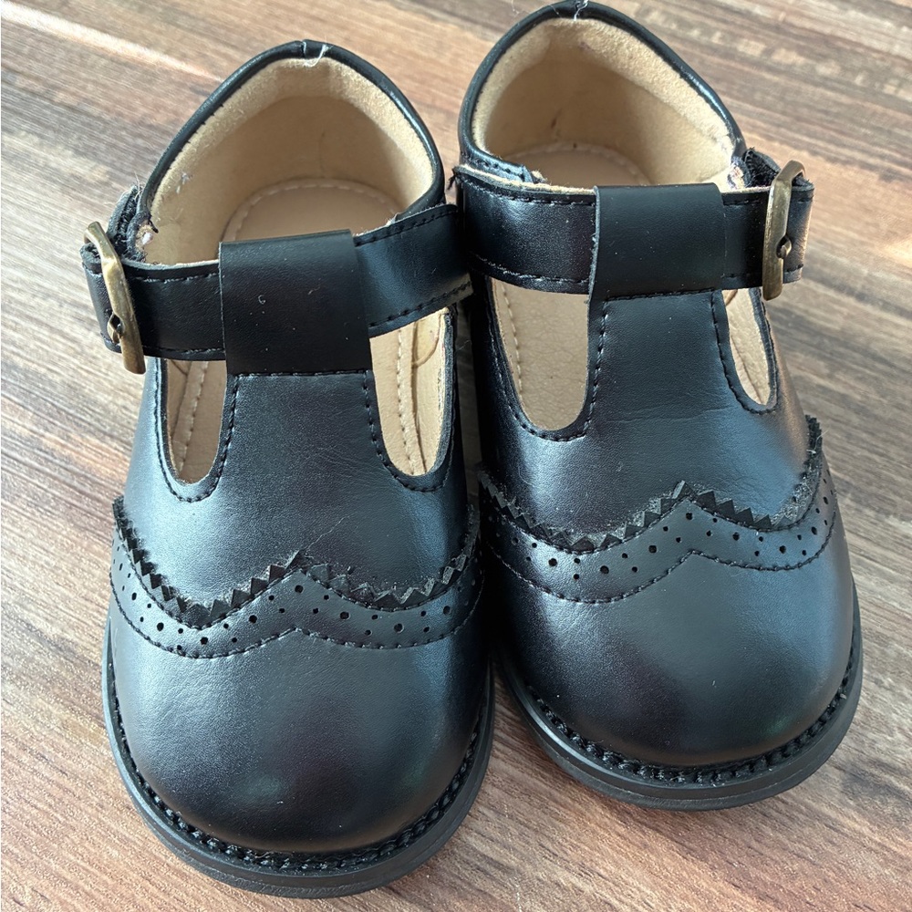 Amazon Kids Black Dress Shoes with Buckle